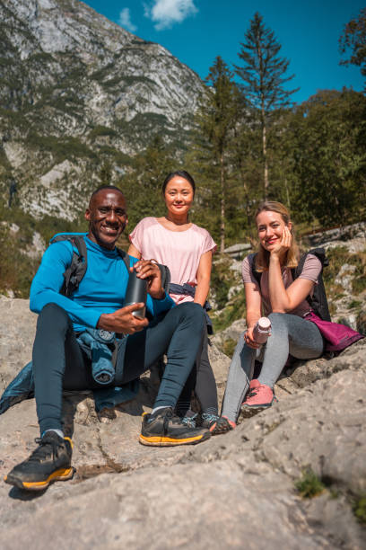 istock Diverse Group of Friends on Mountain Hike 1959295500