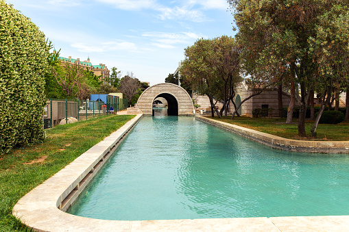 Little Venice water park is located on Baku Boulevard in the center of Baku city in Azerbaijan