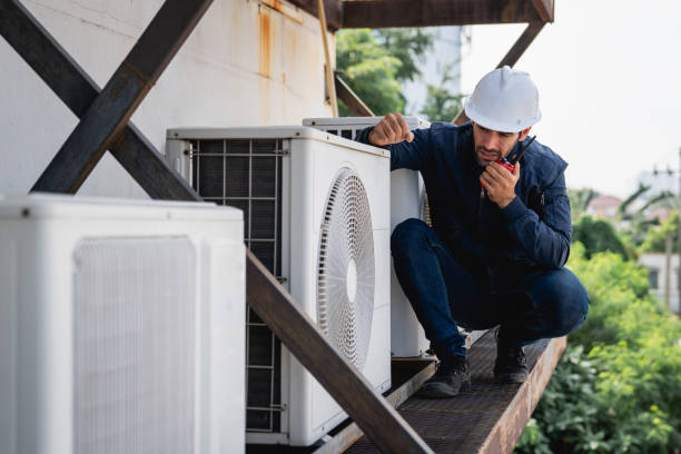 istock Engineers is checking the air conditioning cooling system of a major building or industrial facility. 1959314119