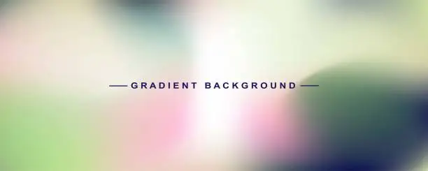 Vector illustration of Blurred gradient vector abstract background design