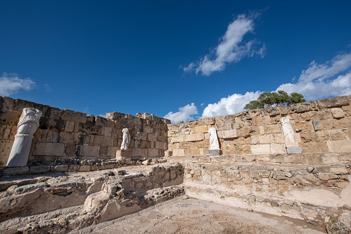 historical buildings, historical amphitheatres, ruins from the Roman period, historical columns, old architectural structures
