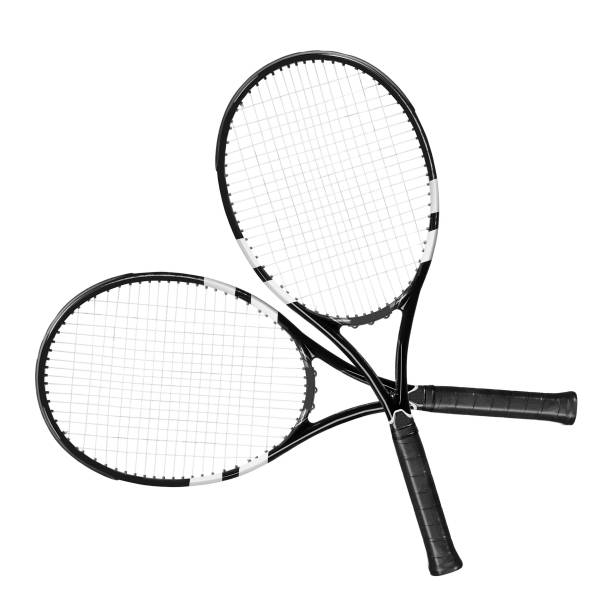 istock Tennis rockets isolated on white 1959350668