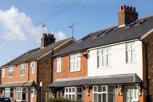 istock Semi detached houses 1959377754