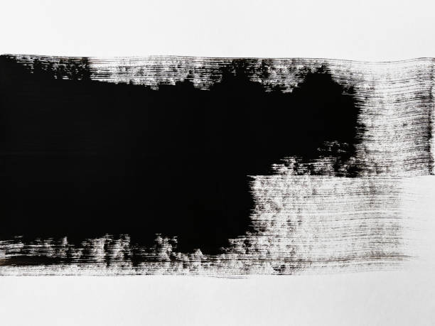 istock Black abstract painting background. Modern art. 1959380904