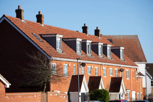 istock Modern suburban houses 1959408666