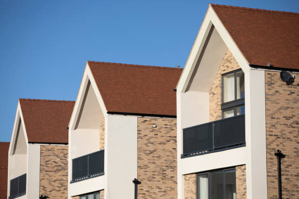istock Modern suburban houses 1959413548