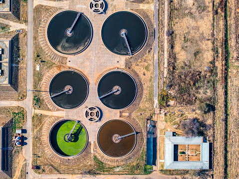 Wastewater treatment plant and system operators remove pollutants from domestic and industrial waste, travels through sewer pipes to treatment plants where it is treated and either returned to rivers, and oceans, or used for irrigation.