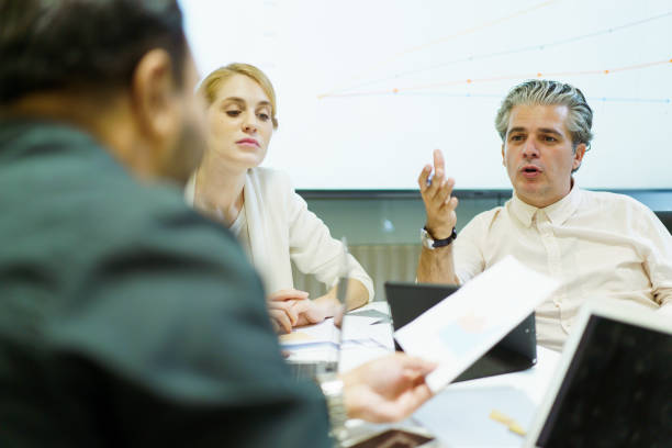 istock Business group in meeting. 1959530428
