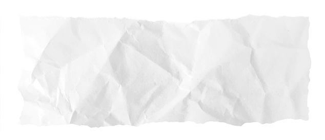 Plain white empty blank wrinkled, creased or crumpled paper horizontal vector backdrop with creases and wrinkles pattern all over. There is no people. There is copy space allover like a page. Can be used as back to school and office related backdrops templates.