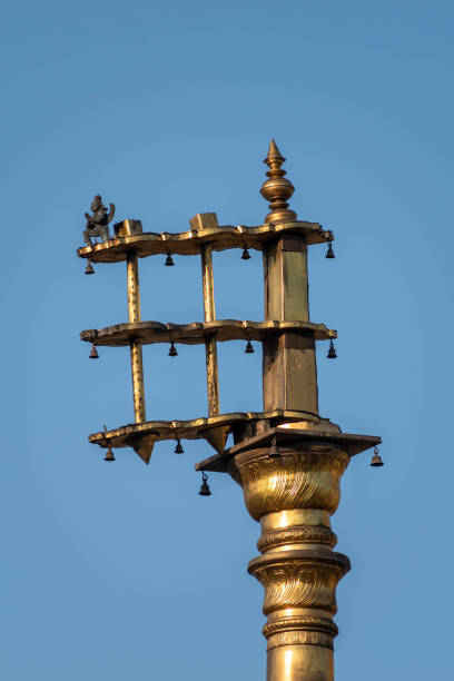 istock The golden Dhwaja Stambh pillar 1959562889