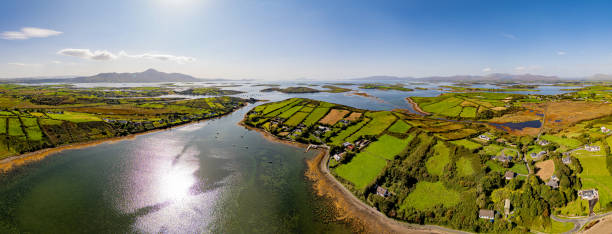 istock Clew bay Ireland Aerial view 1959571087