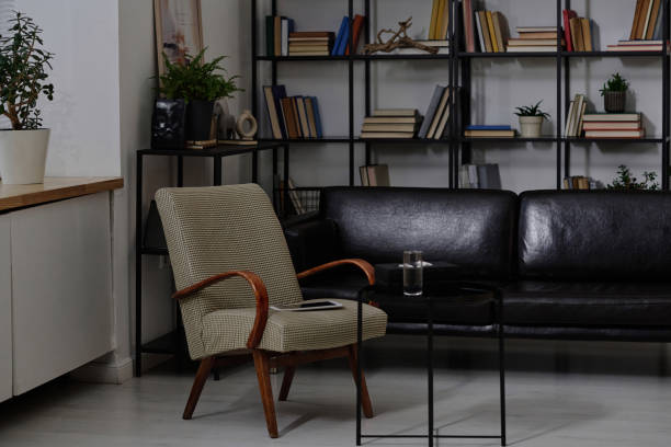 istock Empty Interior of Psychologist Office Ready for Therapy Session 1959603364
