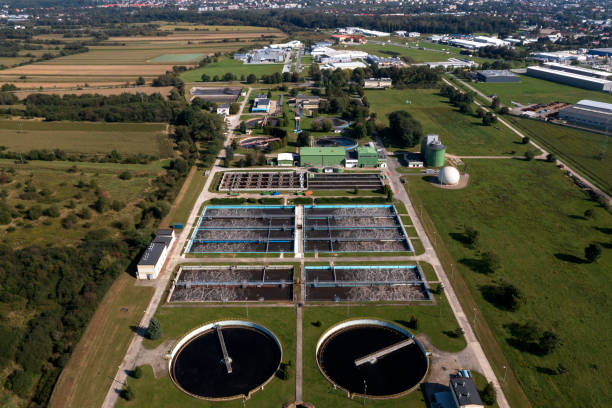 istock Industrial sewage treatment plant 1959626127
