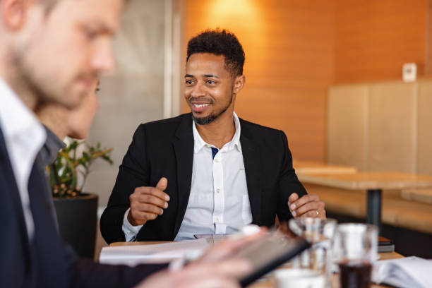 istock View On A Table During A Business Meeting 1959647255