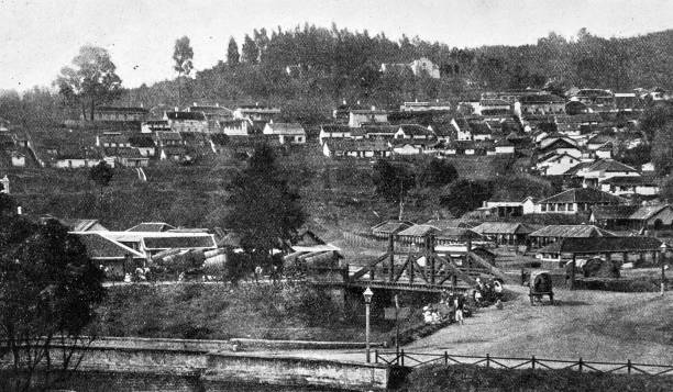istock People and landmarks of India in 1895: Coonoor 1959736537