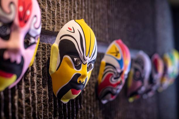 Japan mask made of ceramic