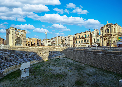 Lecce, Italy - considered the capital of Baroque, Lecce is one of the most visited cities in Southern Italy. Here in particular a glimpse of the Old Town