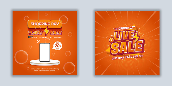 Social media banners live shopping sale to the next level with this guide to creating eye catching banners using Podium