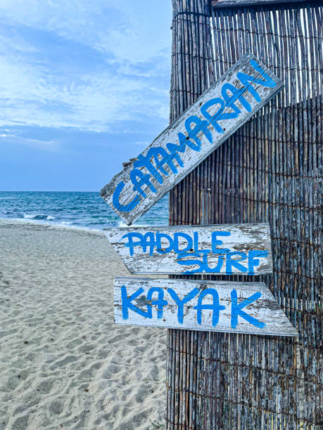 istock Wood signs at the Beach 1959863071