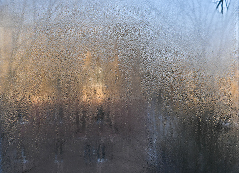 humidity and condensation on the window glass