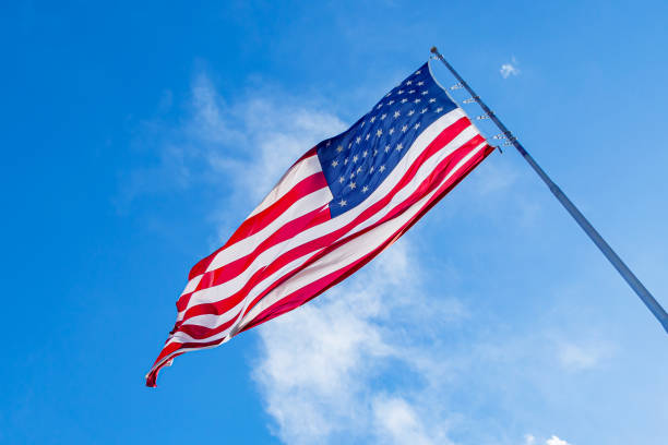 istock American Flag Slow motion Waving 1959911925