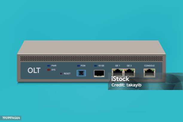 Video Olt Olt Is Based Device Stock Illustration - Download Image Now - Bandwidth ...