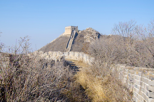 Ruined Part of the Great Wall of China