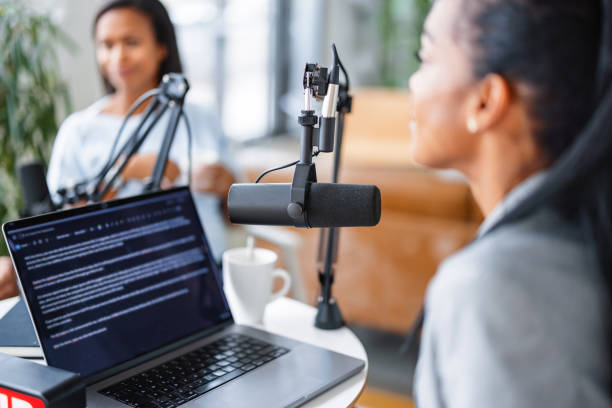 Diverse Executive Team in Live Podcast Recording