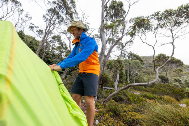 istock Wanderlust Journey: A Young Man's Adventure Camping Along a Long-Distance Trail 1959999873