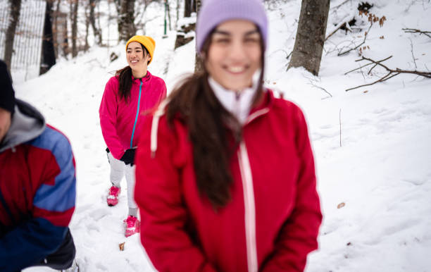 istock Snowy park is the best place to run 1960009109