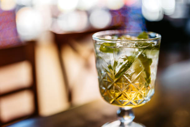 istock Mojito Cocktail On The Table In A Bar 1960051060