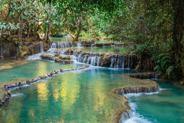 istock Refreshing  Kuang Si waterfall in the jungles 1960118751