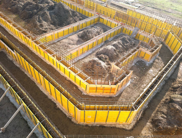 Casseforme di fondazione - foto stock