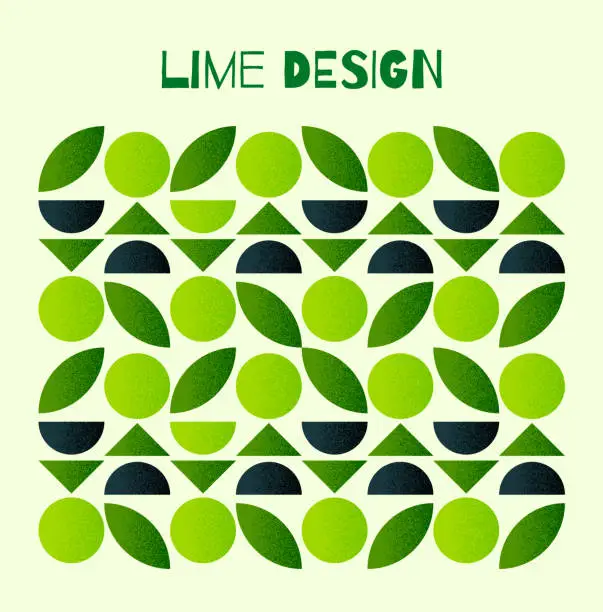 Vector illustration of Abstract geometric vector pattern in Scandinavian style. Agriculture symbol. Harvest of garden.