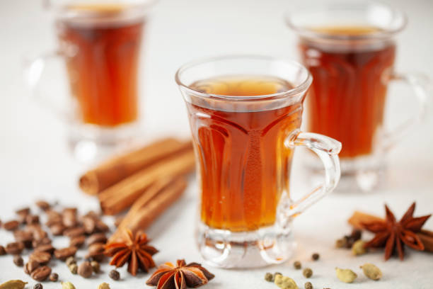 istock Dry Ginger Coffee with spices. Indian drink Chukku Kaapi. Copy space 1960149242
