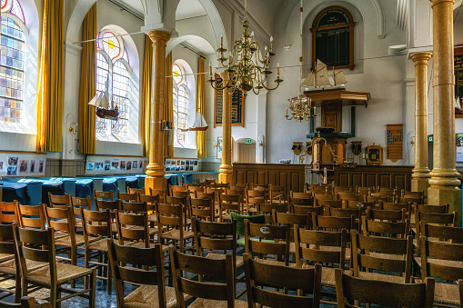 Interior of Marken Cathedral The Netherlands Europe