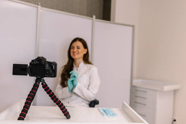 istock Woman dentist working on teeth implant 1960172512