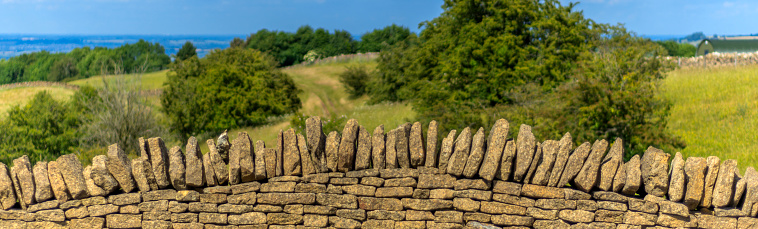 cotswolds landscape agricultural land fields rural countryside england uk