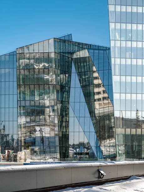 istock Glass facades of modern office buildings 1960174146