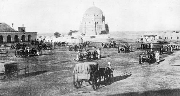 People and landmarks of India in 1895: Old fort, Mooltan