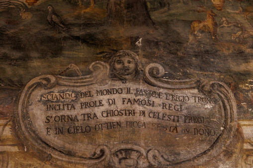 Milan - The fresco of Last supper church Chiesa di San Vito in Gianbellino by Antonio Martinotti.