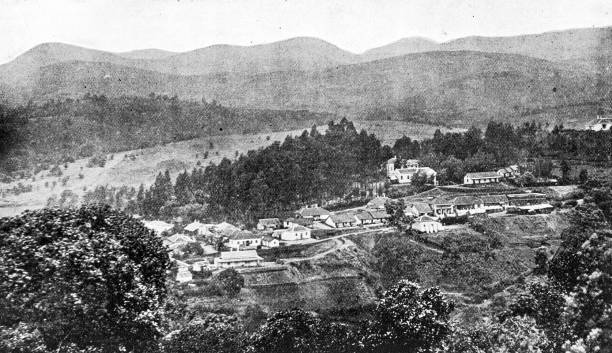 istock People and landmarks of India in 1895: Coonoor 1960262812