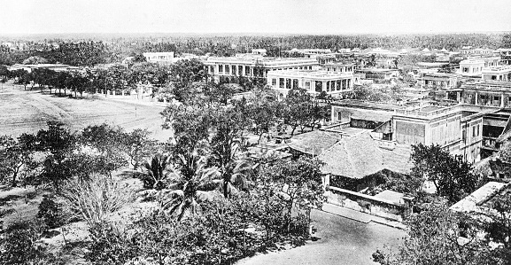 People and landmarks of India in 1895: Pondicherry