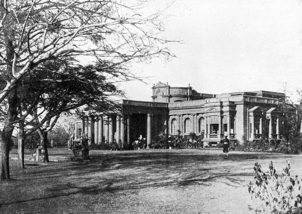 istock People and landmarks of India in 1895: Residency, Bangalore 1960267086