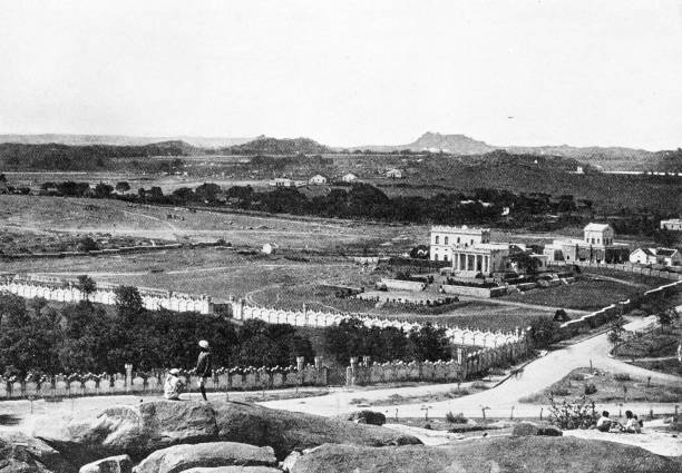 istock People and landmarks of India in 1895: Hyderabad 1960272845