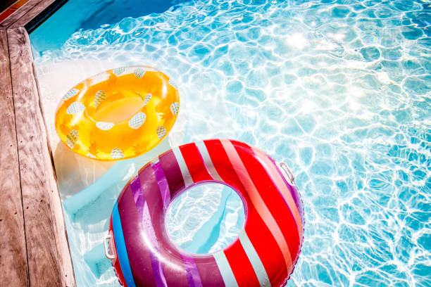 istock colorful buoy in a swimming pool in summer 1960287357