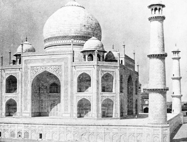istock People and landmarks of India in 1895: Taj Mahal 1960287903