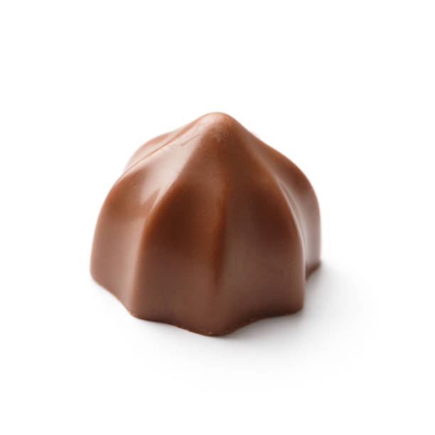 istock Chocolate candy isolated on white background 1960296354