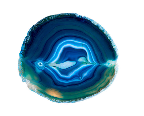 Beautiful Agate Crystal Close Up