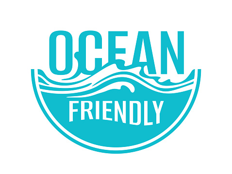 Ocean-friendly label, for industry and restaurants - initiative for reduction of single-use plastic containers and other microplastic materials